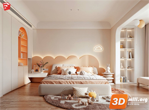 Children Room Scenes Skp FIles 